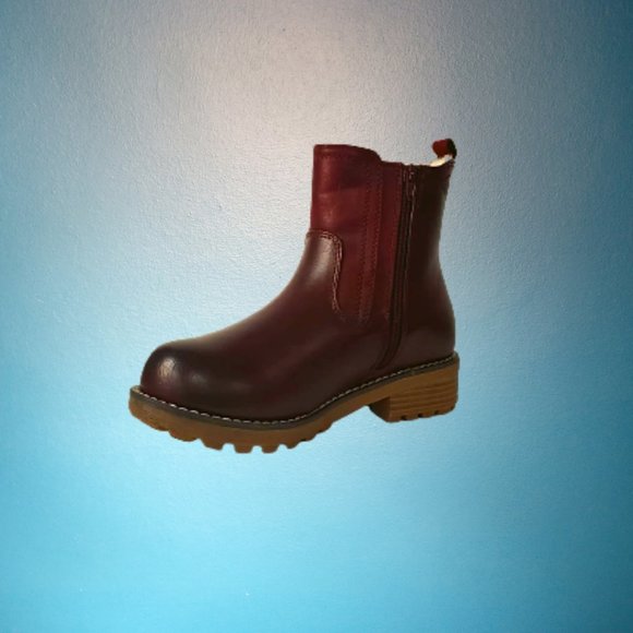 Chelsea Faux Fur Lined Slip on Fashion Booties - Picture 2 of 4